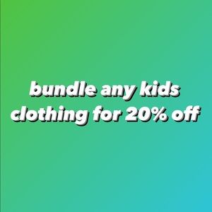 Bundle kids clothing!
